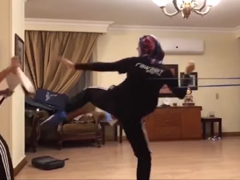 [world Taekwondo] How Egyptian Taekwondo Athletes Train At Home # 